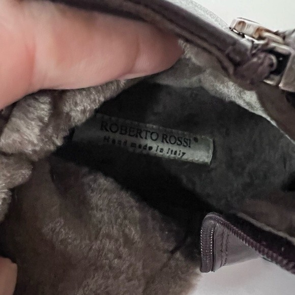 Men's Roberto Rossi Dark Brown Leather Chelsea Ankle Lined Boots Size 42 - Picture 6 of 12